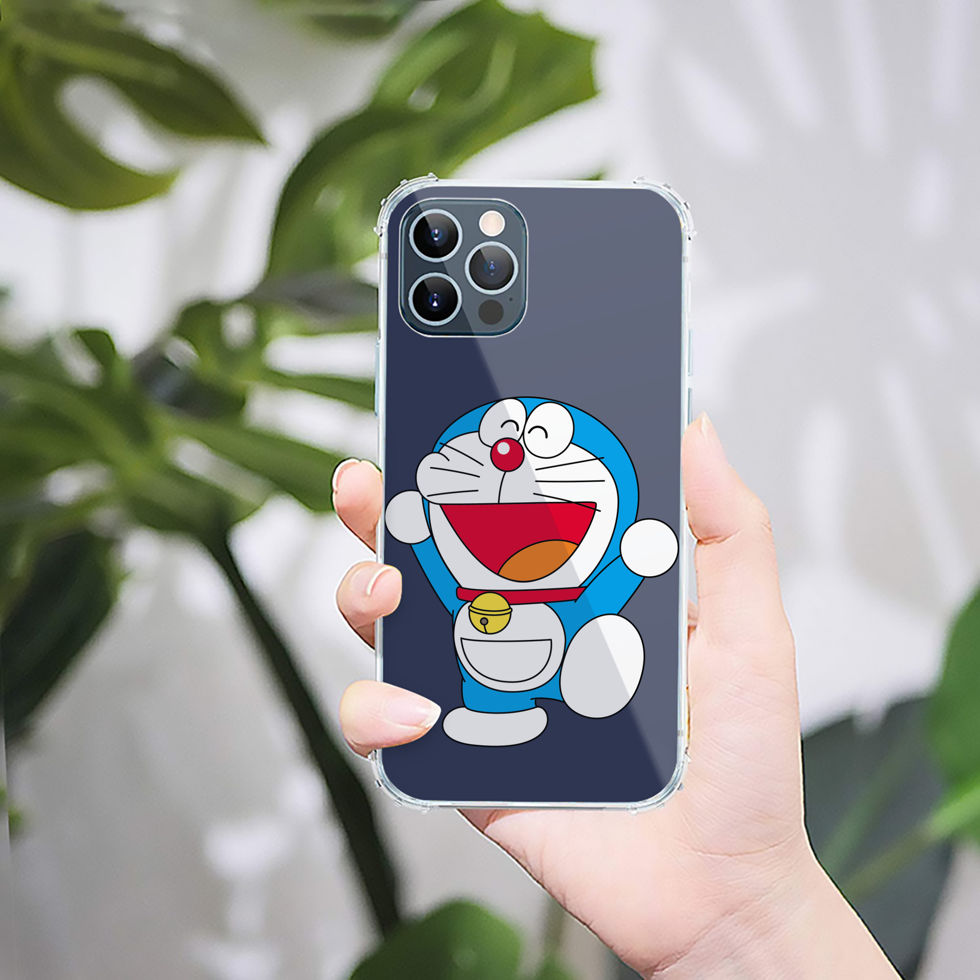 （画像用） ドラえもん Doraemon 【iPhone 12シリーズ対応】透明スマホケース（クリアソフトケース）
